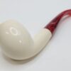 MBSD Meerschaum Bent Billiard Block Meerschaum Tobacco Pipe, Fitted Case [SOLD OUT] - Image 12