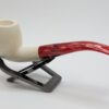 MBSD Meerschaum Bent Billiard Block Meerschaum Tobacco Pipe, Fitted Case [SOLD OUT] - Image 13