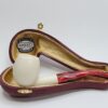 MBSD Meerschaum Bent Billiard Block Meerschaum Tobacco Pipe, Fitted Case [SOLD OUT] - Image 3