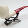 MBSD Meerschaum Bent Billiard Block Meerschaum Tobacco Pipe, Fitted Case [SOLD OUT] - Image 6