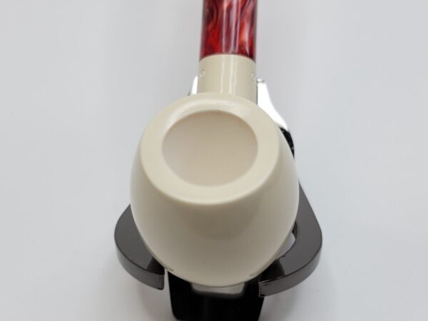 MBSD Meerschaum Bent Billiard Block Meerschaum Tobacco Pipe, Fitted Case [SOLD OUT] - Image 10