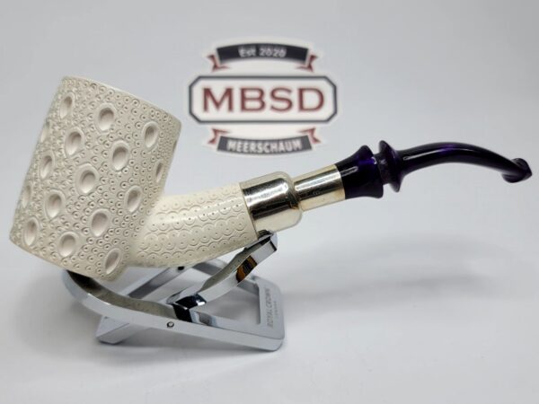 MBSD Meerschaum Block Meerschaum Spigot Lattice Poker Tobacco Pipe [SOLD OUT] - Image 4