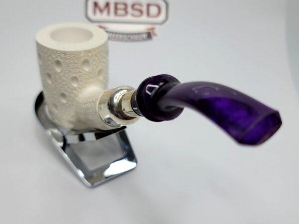 MBSD Meerschaum Block Meerschaum Spigot Lattice Poker Tobacco Pipe [SOLD OUT] - Image 5