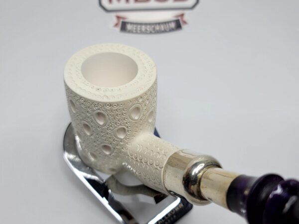 MBSD Meerschaum Block Meerschaum Spigot Lattice Poker Tobacco Pipe [SOLD OUT] - Image 6