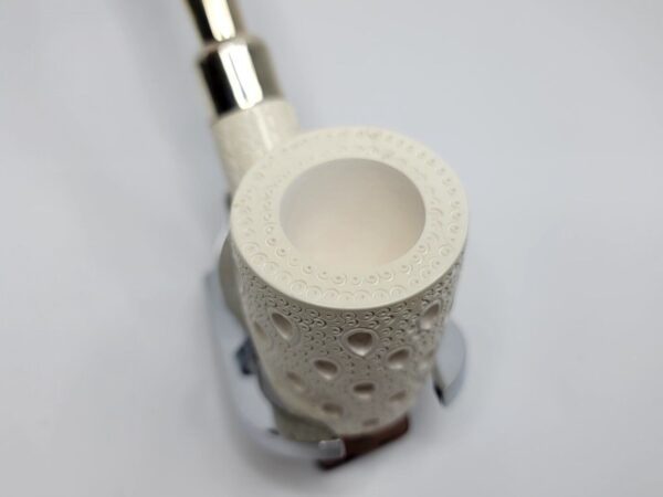 MBSD Meerschaum Block Meerschaum Spigot Lattice Poker Tobacco Pipe [SOLD OUT] - Image 8