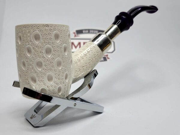 MBSD Meerschaum Block Meerschaum Spigot Lattice Poker Tobacco Pipe [SOLD OUT] - Image 9