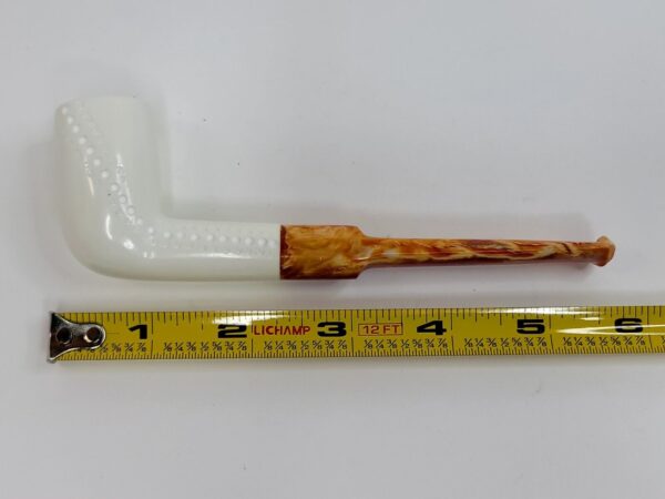 MBSD Meerschaum Block Meerschaum Straight Billiard Tobacco Smoking Pipe, Case [SOLD OUT] - Image 9