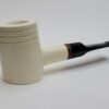 MBSD Meerschaum Chubby Poker Block Meerschaum Tobacco Pipe, 9mm Filter [SOLD OUT] - Image 6