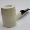 MBSD Meerschaum Chubby Poker Block Meerschaum Tobacco Pipe, 9mm Filter [SOLD OUT] - Image 7