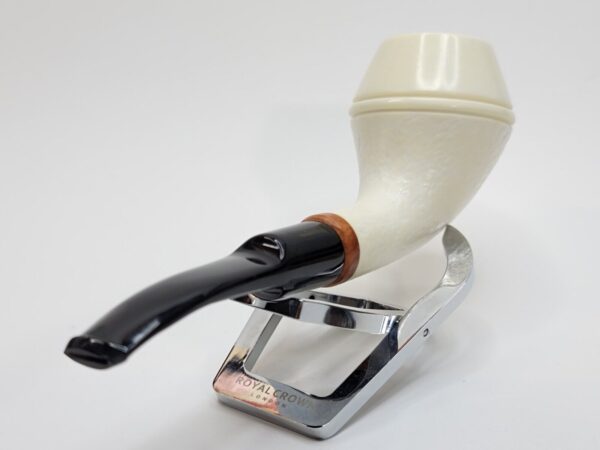 MBSD Meerschaum Deluxe Devil Anse Block Meerschaum Tobacco Pipe, 9mm Filter [SOLD OUT] - Image 12