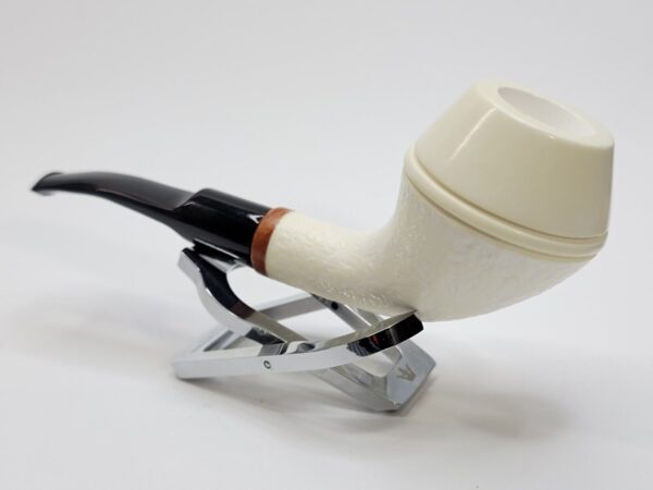 MBSD Meerschaum Deluxe Devil Anse Block Meerschaum Tobacco Pipe, 9mm Filter [SOLD OUT] - Image 13