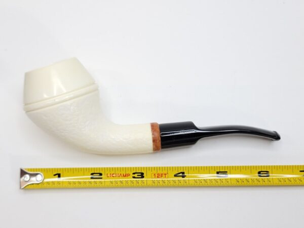 MBSD Meerschaum Deluxe Devil Anse Block Meerschaum Tobacco Pipe, 9mm Filter [SOLD OUT] - Image 14
