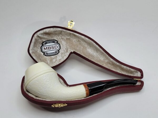 MBSD Meerschaum Deluxe Devil Anse Block Meerschaum Tobacco Pipe, 9mm Filter [SOLD OUT] - Image 3