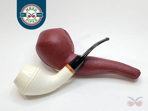 MBSD Meerschaum Deluxe Devil Anse Block Meerschaum Tobacco Pipe, 9mm Filter [SOLD OUT]