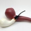 MBSD Meerschaum Deluxe Devil Anse Block Meerschaum Tobacco Pipe, 9mm Filter [SOLD OUT] - Image 9
