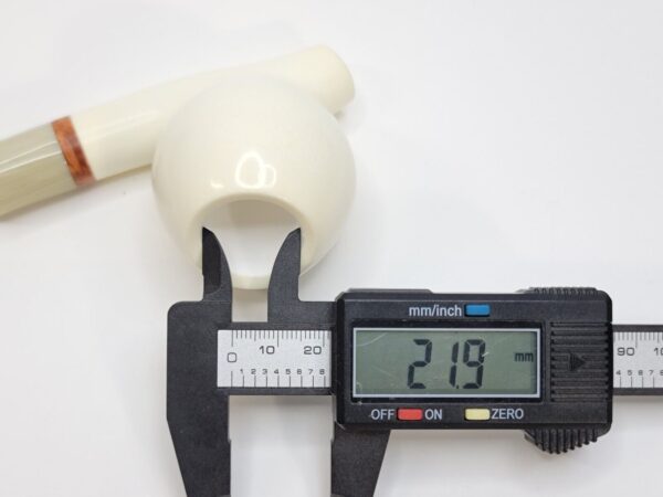 MBSD Meerschaum Deluxe Sitter Ball Block Meerschaum Tobacco Smoking Pipe, 9mm [SOLD OUT] - Image 11