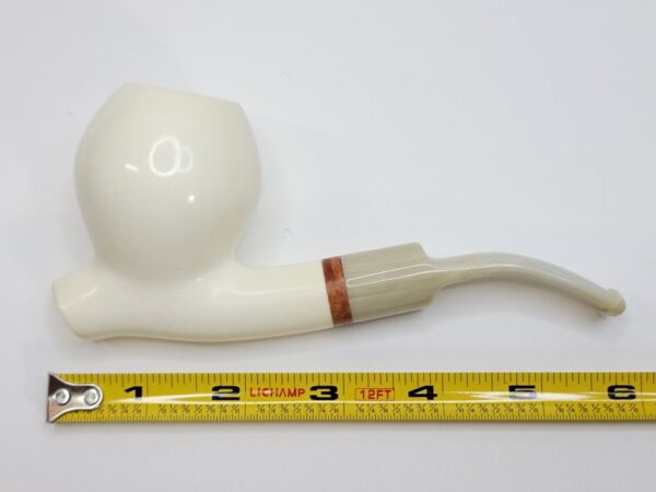 MBSD Meerschaum Deluxe Sitter Ball Block Meerschaum Tobacco Smoking Pipe, 9mm [SOLD OUT] - Image 12
