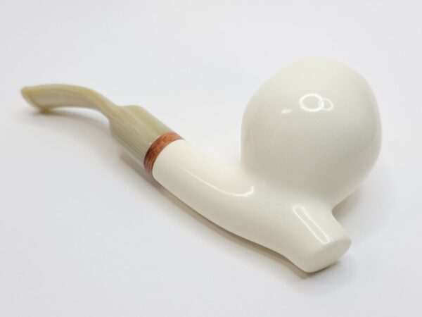 MBSD Meerschaum Deluxe Sitter Ball Block Meerschaum Tobacco Smoking Pipe, 9mm [SOLD OUT] - Image 13