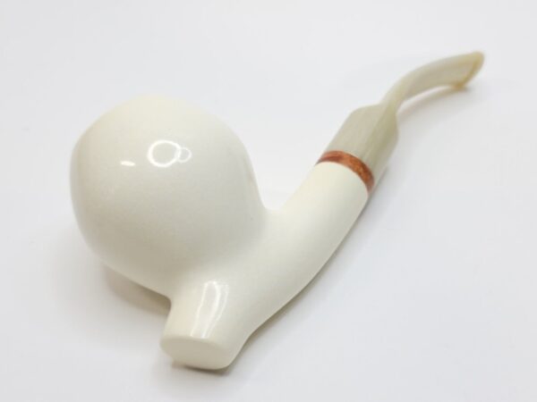 MBSD Meerschaum Deluxe Sitter Ball Block Meerschaum Tobacco Smoking Pipe, 9mm [SOLD OUT] - Image 14