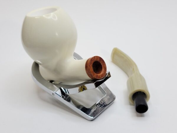 MBSD Meerschaum Deluxe Sitter Ball Block Meerschaum Tobacco Smoking Pipe, 9mm [SOLD OUT] - Image 15