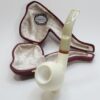 MBSD Meerschaum Deluxe Sitter Ball Block Meerschaum Tobacco Smoking Pipe, 9mm [SOLD OUT] - Image 4