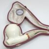 MBSD Meerschaum Deluxe Sitter Ball Block Meerschaum Tobacco Smoking Pipe, 9mm [SOLD OUT] - Image 5