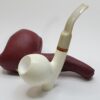 MBSD Meerschaum Deluxe Sitter Ball Block Meerschaum Tobacco Smoking Pipe, 9mm [SOLD OUT] - Image 6