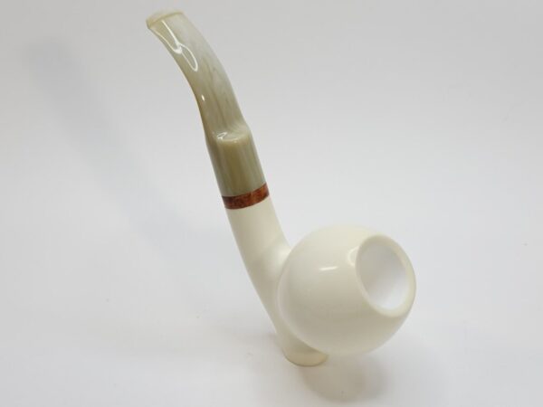 MBSD Meerschaum Deluxe Sitter Ball Block Meerschaum Tobacco Smoking Pipe, 9mm [SOLD OUT] - Image 7