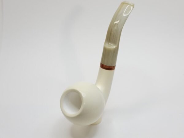 MBSD Meerschaum Deluxe Sitter Ball Block Meerschaum Tobacco Smoking Pipe, 9mm [SOLD OUT] - Image 9