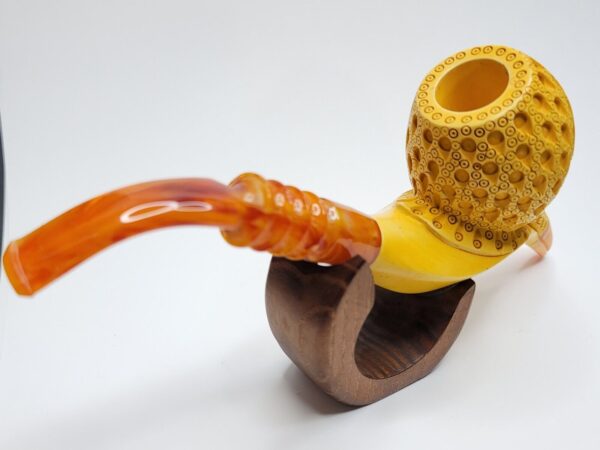 MBSD Meerschaum Masters Sadik Yanik Block Meerschaum Tobacco Smoking Pipe, 9mm [SOLD OUT] - Image 13