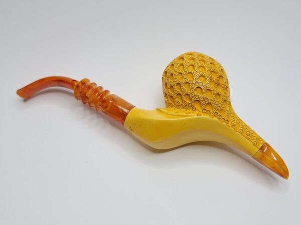 MBSD Meerschaum Masters Sadik Yanik Block Meerschaum Tobacco Smoking Pipe, 9mm [SOLD OUT] - Image 16