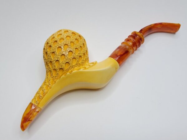 MBSD Meerschaum Masters Sadik Yanik Block Meerschaum Tobacco Smoking Pipe, 9mm [SOLD OUT] - Image 17