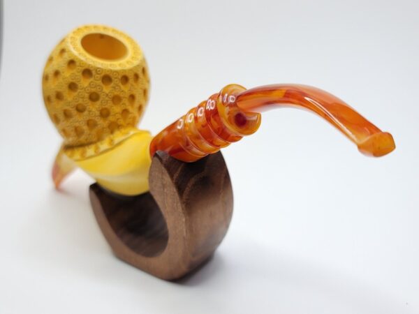 MBSD Meerschaum Masters Sadik Yanik Block Meerschaum Tobacco Smoking Pipe, 9mm [SOLD OUT] - Image 7