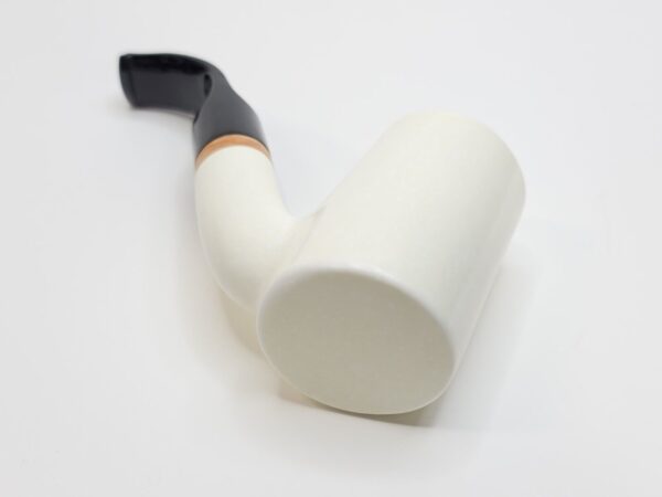 MBSD Meerschaum Poker Sitter Block Meerschaum Tobacco Pipe, 9mm Filter [SOLD OUT] - Image 11