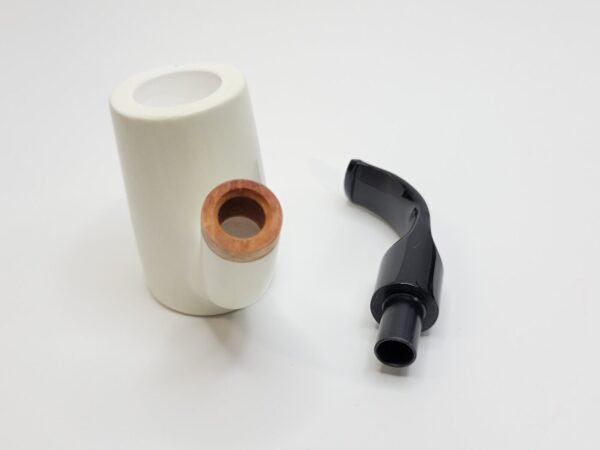 MBSD Meerschaum Poker Sitter Block Meerschaum Tobacco Pipe, 9mm Filter [SOLD OUT] - Image 13