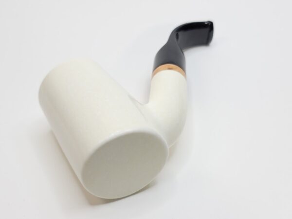 MBSD Meerschaum Poker Sitter Block Meerschaum Tobacco Pipe, 9mm Filter [SOLD OUT] - Image 10