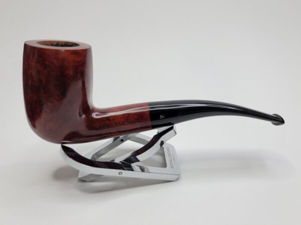 Montecristo mfd by Rossi Large Bent Billiard Estate Briar Tobacco Pipe, Italy [SOLD OUT] - Image 4