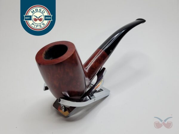 Montecristo mfd by Rossi Large Bent Billiard Estate Briar Tobacco Pipe, Italy [SOLD OUT]