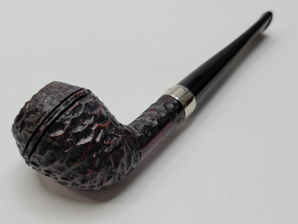 Peterson Junior Rusticated Rhodesian Briar Tobacco Pipe, Fishtail, Ireland - Image 15