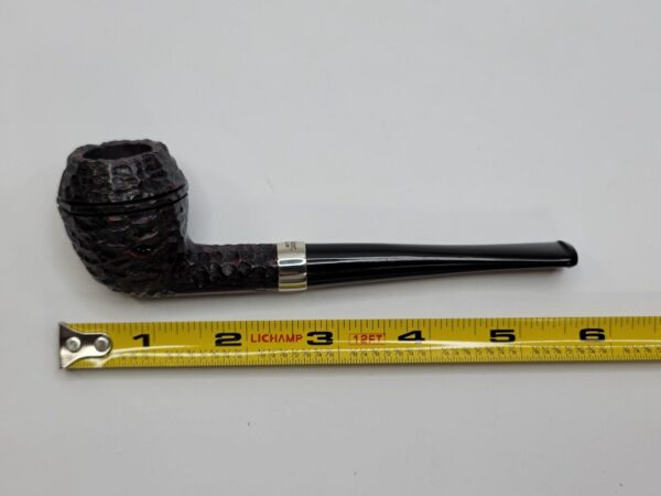 Peterson Junior Rusticated Rhodesian Briar Tobacco Pipe, Fishtail, Ireland - Image 17