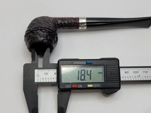 Peterson Junior Rusticated Rhodesian Briar Tobacco Pipe, Fishtail, Ireland - Image 18