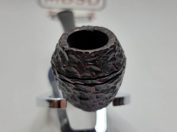 Peterson Junior Rusticated Rhodesian Briar Tobacco Pipe, Fishtail, Ireland - Image 8