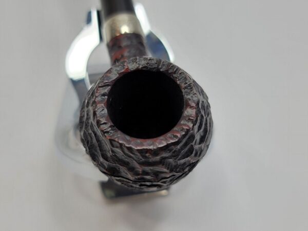 Peterson Junior Rusticated Rhodesian Briar Tobacco Pipe, Fishtail, Ireland - Image 9