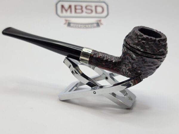 Peterson Junior Rusticated Rhodesian Briar Tobacco Pipe, Fishtail, Ireland - Image 10