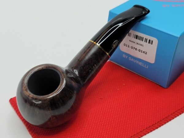 Rossi By Savinelli Notte 8320 Author Briar Tobacco Pipe, New [SOLD OUT] - Image 3