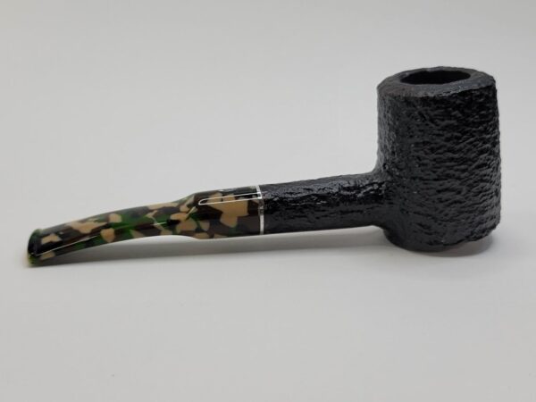 Savinelli Camouflage 310 KS Rusticated Black Poker Briar Tobacco Pipe, 6mm [SOLD OUT] - Image 11