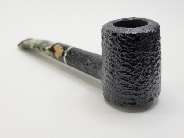 Savinelli Camouflage 310 KS Rusticated Black Poker Briar Tobacco Pipe, 6mm [SOLD OUT] - Image 12