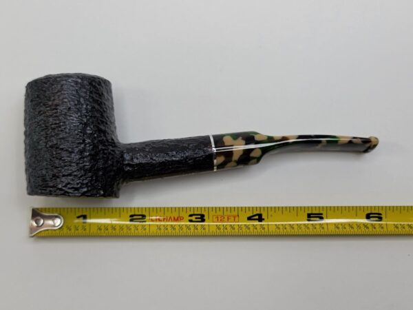 Savinelli Camouflage 310 KS Rusticated Black Poker Briar Tobacco Pipe, 6mm [SOLD OUT] - Image 17