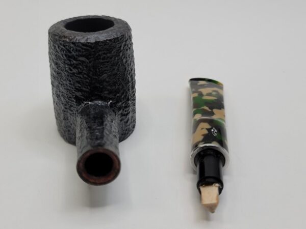 Savinelli Camouflage 310 KS Rusticated Black Poker Briar Tobacco Pipe, 6mm [SOLD OUT] - Image 19