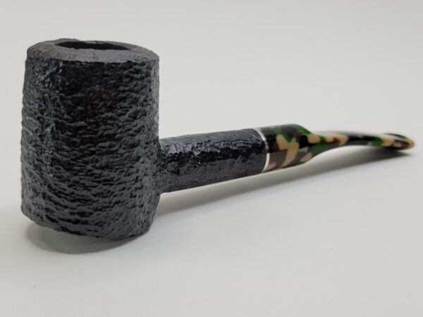 Savinelli Camouflage 310 KS Rusticated Black Poker Briar Tobacco Pipe, 6mm [SOLD OUT] - Image 8